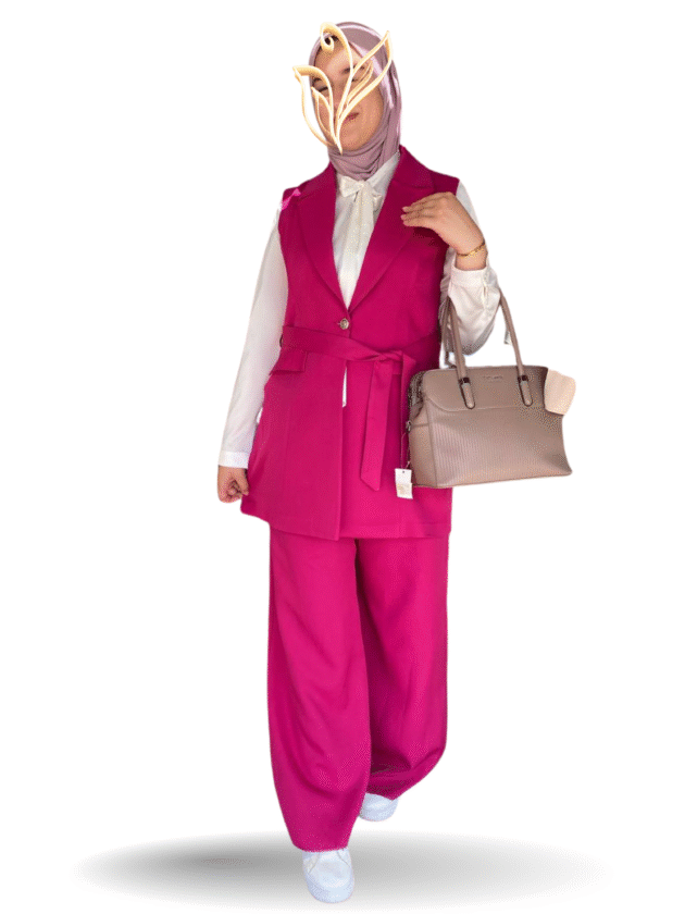 Costume classique sans manches\2pcs\                                                       طاقم كلاسيكي من قطعتين