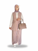 Costume classique sans manches2pcs                                                       طاقم كلاسيكي من قطعتين – Image 3