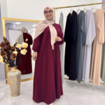 حجاب بقماش كراب قطني – راحة وأناقة يومية