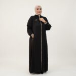 حجاب ستيل سبور بسحاب أمامي – كراب صيفي خفيف – Image 3