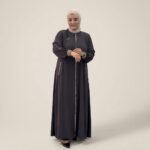 حجاب ستيل سبور بسحاب أمامي – كراب صيفي خفيف – Image 4