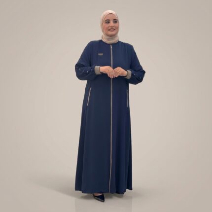 حجاب ستيل سبور بسحاب أمامي – كراب صيفي خفيف